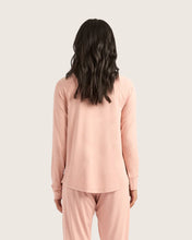 Load image into Gallery viewer, Boody Goodnight Raglan Sleep Top - Dusty Pink - XS
