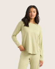 Load image into Gallery viewer, Boody Goodnight Raglan Sleep Top - Sage - Medium
