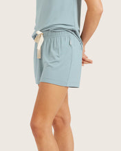 Load image into Gallery viewer, Boody Sleep Shorts - Mineral Blue - XS
