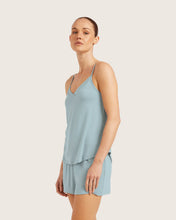 Load image into Gallery viewer, Boody Goodnight Sleep Cami - Mineral Blue - XS

