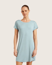 Load image into Gallery viewer, Boody Goodnight Nightgown - Mineral Blue - XL
