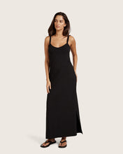 Load image into Gallery viewer, Boody V-Neck Dress - Black - XS
