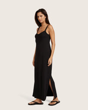 Load image into Gallery viewer, Boody V-Neck Dress - Black - Large

