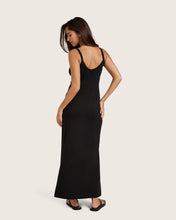 Load image into Gallery viewer, Boody V-Neck Dress - Black - XS
