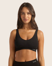 Load image into Gallery viewer, Boody Seamfree Padded Bra - Shade Black - Small
